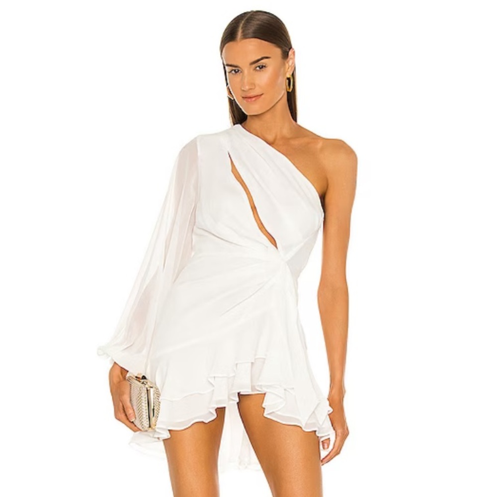 Revolve x Michael Costello Sunny Mini Dress in White